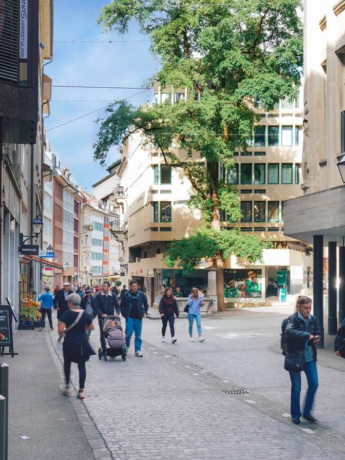 Buildings steeped in history in Neugasse
