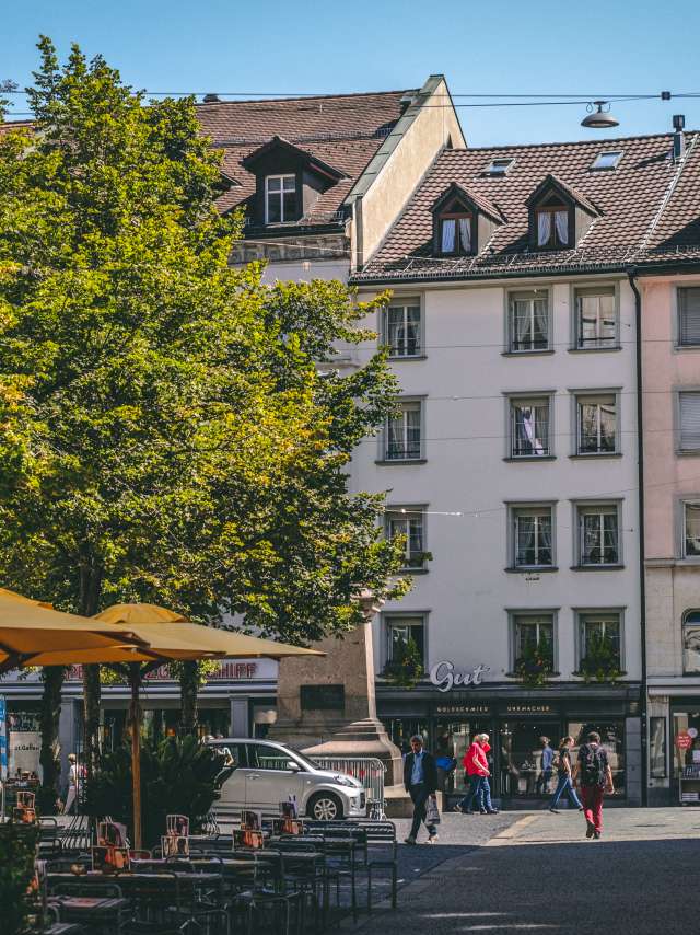 St.Gallen city center convinces with its diversity